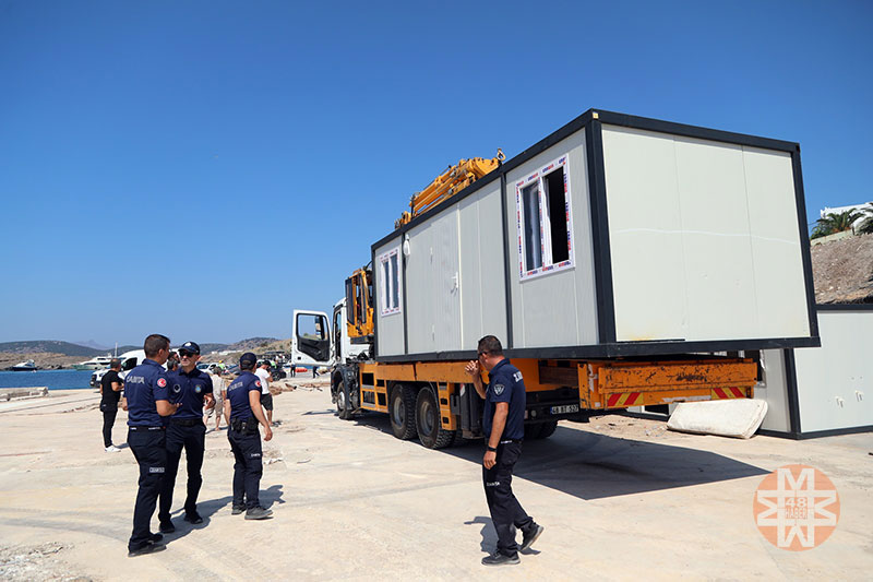 Bardakcı Koyu'nda konteyner operasyonu 2