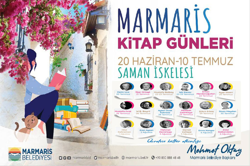 3. Marmaris Kitap Günleri afiş yatay