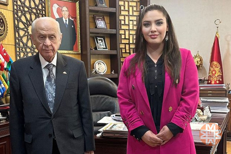 MHP Genel Başkanı Devlet Bahçeli, Özlem Balcı, arşiv - 48 Haber Ajansı