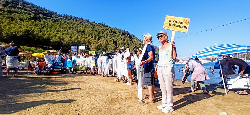 Özgür Kıyılar Bodrum İnisiyatifi Cennet Koyda 3