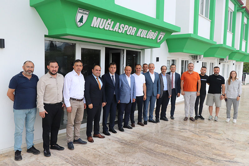 AK Parti heyeti, Muğlaspor yönetimi ziyaret, Temmuz 2024