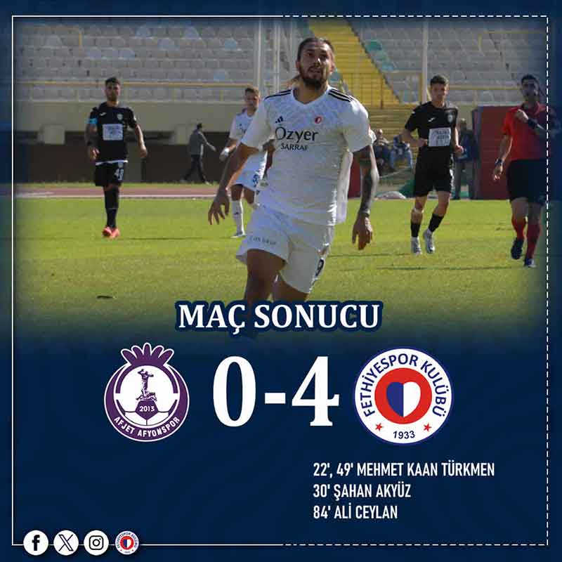 Afjet Afyonspor 0 - 4 Fethiyespor